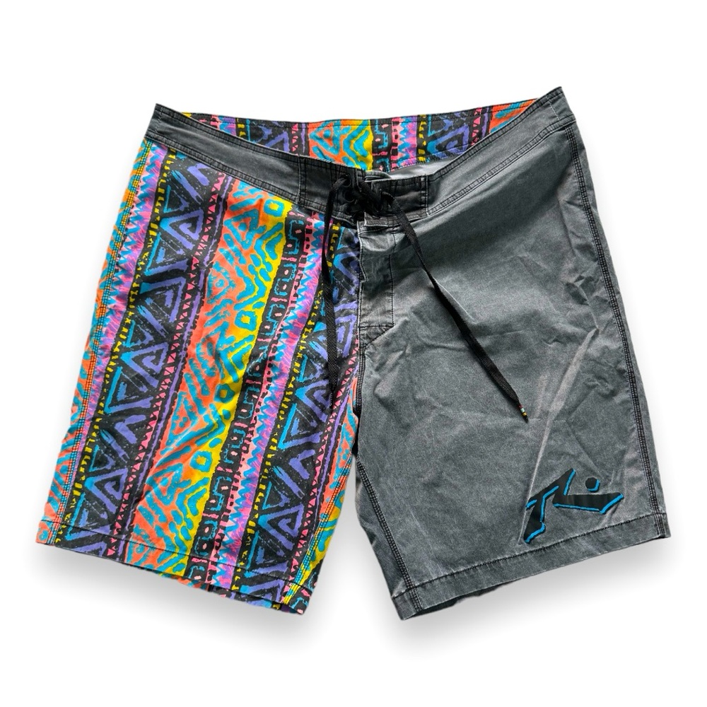 Rusty Brand 90’s style Swimming Trunks Sz 36